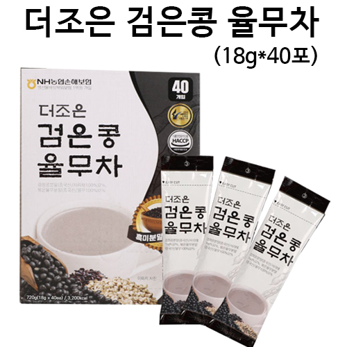 더조은 검은콘 율무차(18g*40포)