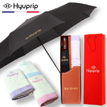협립 3단 70 완자↕우산+눈꽃타월세트