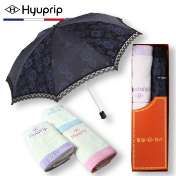 협립 블랙라벨양산 레이스 + 협립 눈꽃타월150g 1P 세트