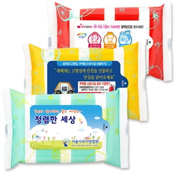 깨끗한 3종 물티슈 (20매)