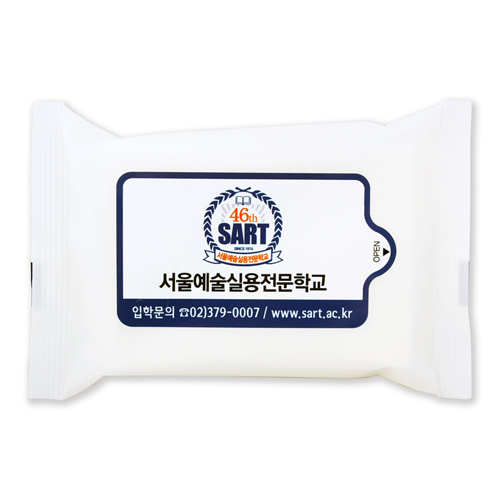 무광 화이트 물티슈 (10매)