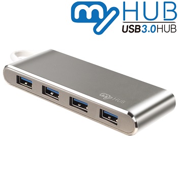 마이허브 USB3.0 알루미늄 허브 UA4-CS