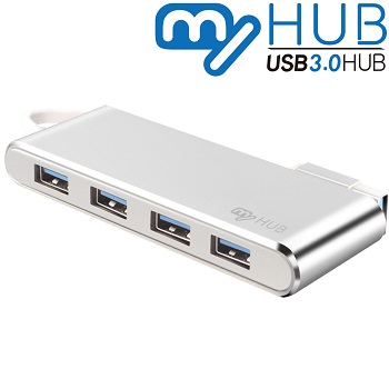 마이허브 USB3.0 알루미늄 허브 UA4-AS