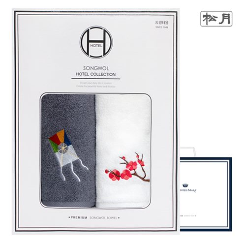 고운자수 150g 2매 선물세트+쇼핑백