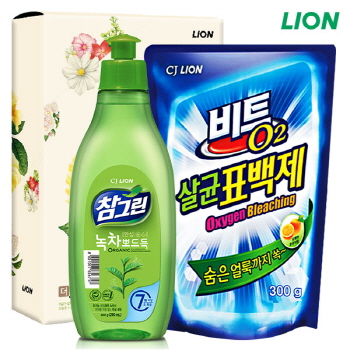 유기농 참그린300용기 비트표백제 2종