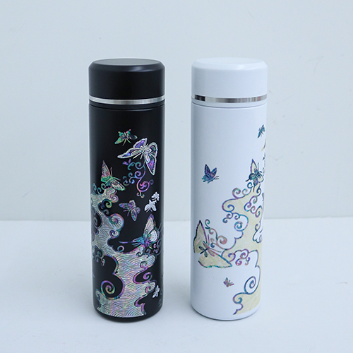 나빌레라 고급 316 나비정원 자개텀블러 500ml