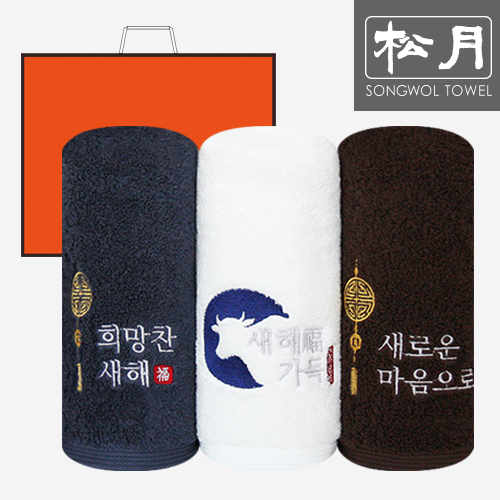 송월 새해복가득자수 3매세트 (190g)