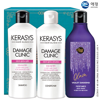케라시스샴푸 린스 샤워메이트 3종