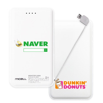 보조배터리 10000mAh JY-10000 C젠더포함