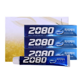 2080 어드밴스 블루 치약 100g 3P