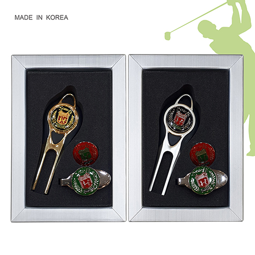 ST-224Set 그린보수기+클립+볼마커 세트 골프용