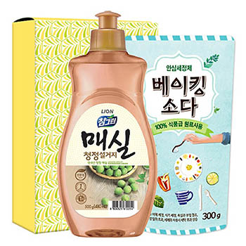 친환경 참그린매실500용기 베이킹소다300리필 2종