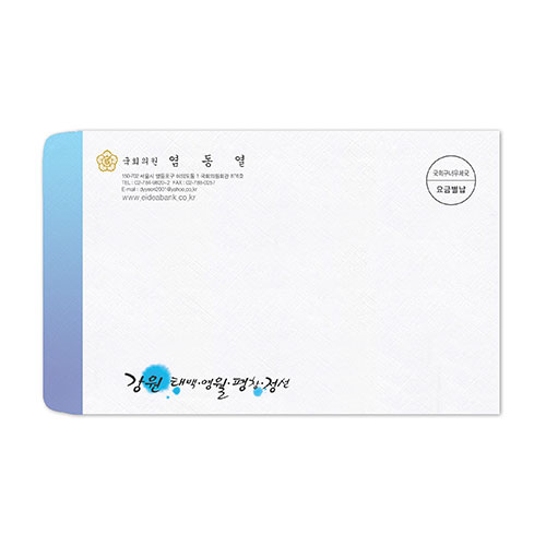 대봉투 체크레자크 (칼라인쇄)
