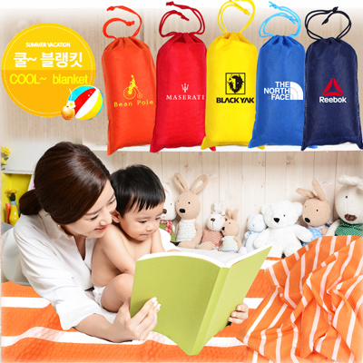 5색나염 파우치 + 쿨블랭킷