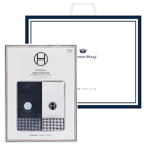 송월 호텔컬렉션 톤 170g 세면타올 2매세트