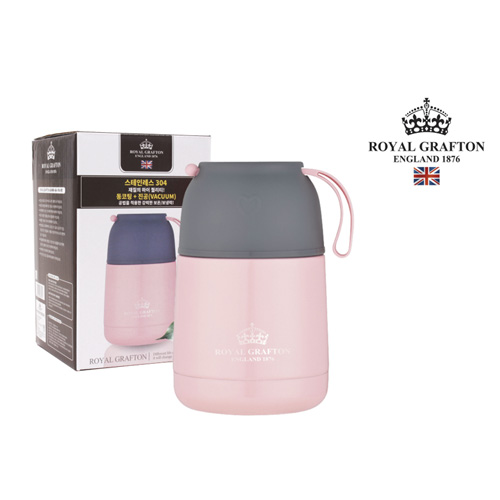 로얄그래프톤 보온보냉 죽통 430ml 핑크