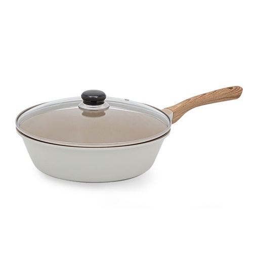 영국R. 코지 인덕션IH 세라믹 궁중팬 28cm+내열유리뚜껑