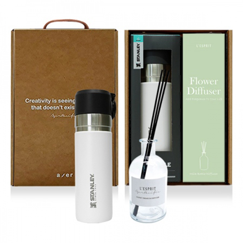 레스쁘리 고급 우유병 디퓨저세트 RR (디퓨저 BASIC 150ml+스탠리 고진공 슬림 보틀)