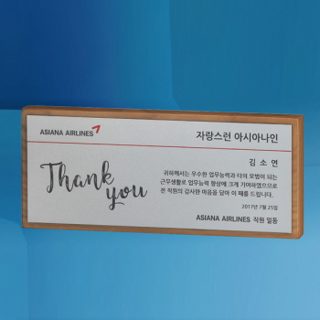 원목무늬상패 / SD11)319-10