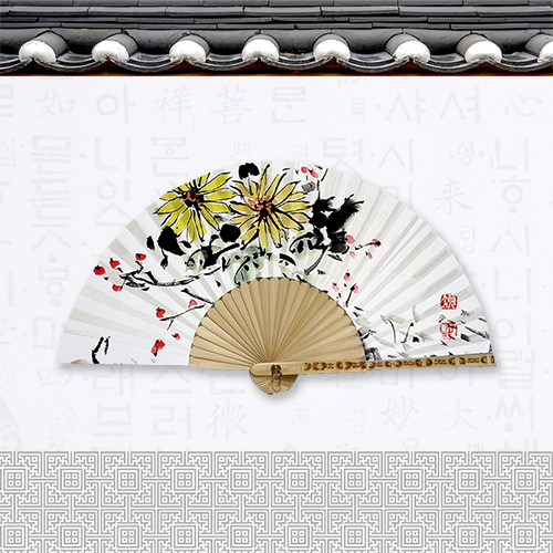독판 합죽선 부채 (대)
