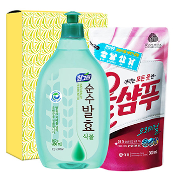 친환경 참그린식물500용기 울샴푸 2종