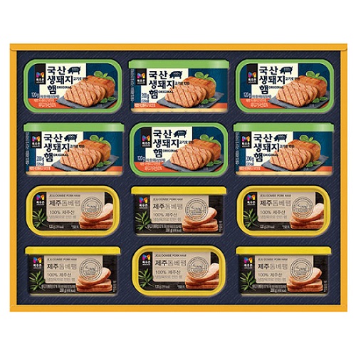 국산 생돼지고기로 만든햄 1호 목우촌선물세트 (쇼핑백포함)