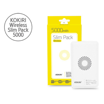 코끼리 유무선 겸용 5000mAh 보조배터리 (애플 8PIN젠더 내장)