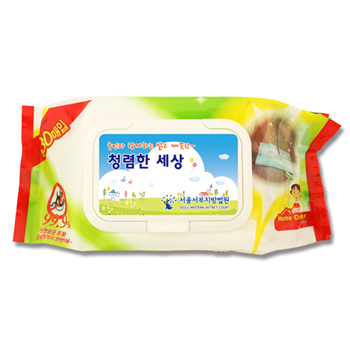 우리집 청소왕 물걸레 청소포 특30매 캡형